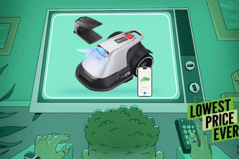 This Eufy Robot Lawnmower Is 59% Off Right Now