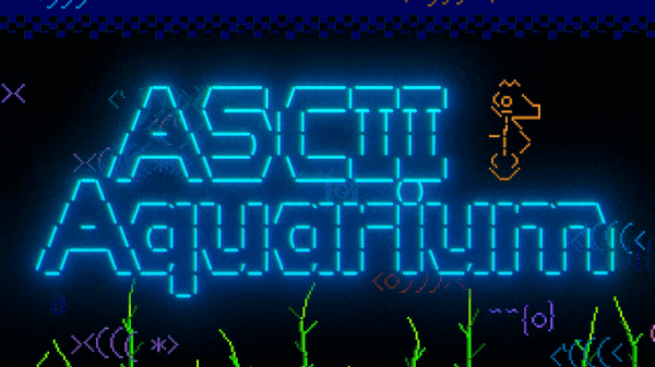 Adorable ASCII Aquarium Lives On Your Desk