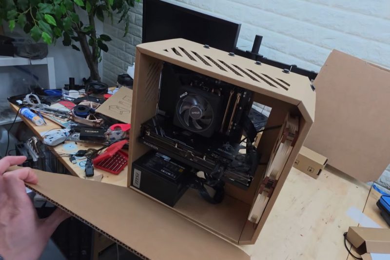 Why Using Cardboard for a PC Case is a Chore