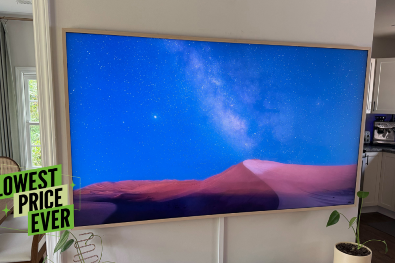 This Massive 85-Inch Alternative to 'The Frame' TV Is 40% Off Right Now