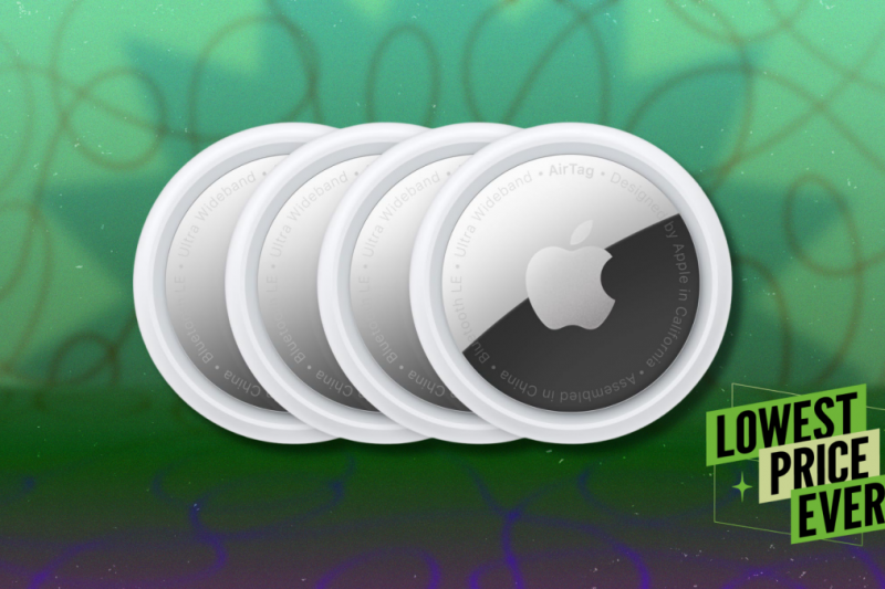 This Four-Pack of AirTags Is on Sale for $60